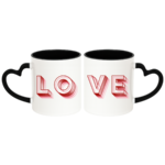 Zestaw kubków "LOVE"
