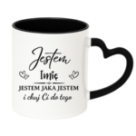 Kubek z dowolnym imieniem "Jestem jaka jestem"