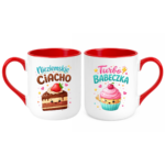 Zestaw kubków "Nieziemskie ciacho-turbo babeczka"