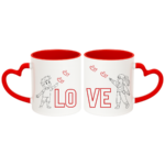 Zestaw kubków "LOVE"