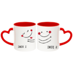 Zestaw kubków z imieniem "Buźki"