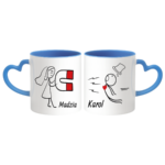 Zestaw kubków z imieniem "Magnes"