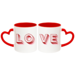 Zestaw kubków "LOVE"