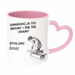 Kubek z dowolnym imieniem "Stolarz"