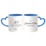 Zestaw kubków z imieniem "Rocznica ślubu"