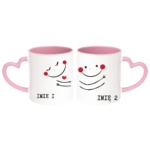 Zestaw kubków z imieniem "Buźki"