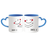 Zestaw kubków z imieniem "Buźki"