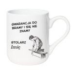 Kubek z dowolnym imieniem "Stolarz"