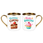 Zestaw kubków "Nieziemskie ciacho-turbo babeczka"