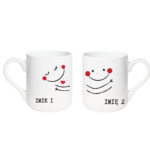 Zestaw kubków z imieniem "Buźki"