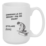 Kubek z dowolnym imieniem "Stolarz"