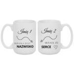 Zestaw kubków z imieniem "Skradł"