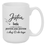 Kubek z dowolnym imieniem "Jestem jaki jestem"