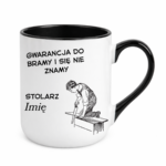 Kubek z dowolnym imieniem "Stolarz"