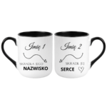 Zestaw kubków z imieniem "Skradł"