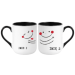 Zestaw kubków z imieniem "Buźki"