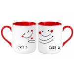 Zestaw kubków z imieniem "Buźki"