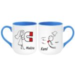 Zestaw kubków z imieniem "Magnes"