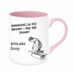 Kubek z dowolnym imieniem "Stolarz"