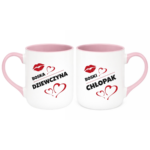 Zestaw kubków "Boska dziewczyna, chłopak"