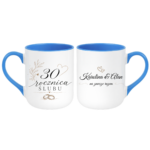 Zestaw kubków z imieniem "Rocznica ślubu"
