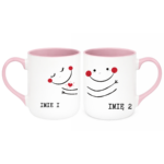 Zestaw kubków z imieniem "Buźki"