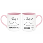 Zestaw kubków z imieniem "Skradł"