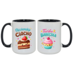 Zestaw kubków "Nieziemskie ciacho-turbo babeczka"