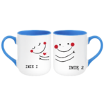 Zestaw kubków z imieniem "Buźki"