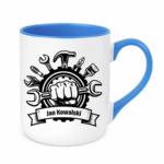 Kubek z dowolnym imieniem i nazwiskiem "Narzędzia"