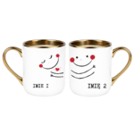 Zestaw kubków z imieniem "Buźki"