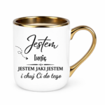 Kubek z dowolnym imieniem "Jestem jaki jestem"