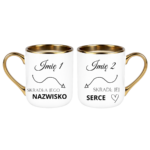 Zestaw kubków z imieniem "Skradł"