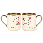 Zestaw kubków z imieniem "Buźki"