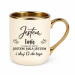 Kubek z dowolnym imieniem "Jestem jaka jestem"