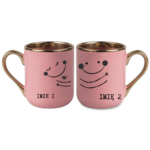 Zestaw kubków z imieniem "Buźki"