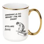 Kubek z dowolnym imieniem "Stolarz"