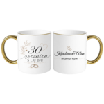 Zestaw kubków z imieniem "Rocznica ślubu"