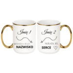 Zestaw kubków z imieniem "Skradł"