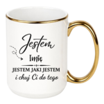 Kubek z dowolnym imieniem "Jestem jaki jestem"