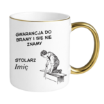 Kubek z dowolnym imieniem "Stolarz"