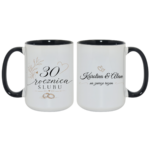 Zestaw kubków z imieniem "Rocznica ślubu"