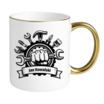 Kubek z dowolnym imieniem i nazwiskiem "Narzędzia"