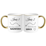 Zestaw kubków z imieniem "Skradł"