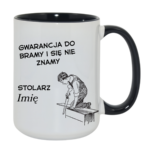 Kubek z dowolnym imieniem "Stolarz"