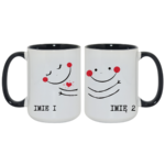 Zestaw kubków z imieniem "Buźki"