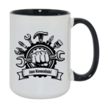 Kubek z dowolnym imieniem i nazwiskiem "Narzędzia"