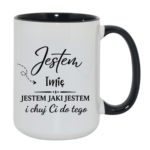 Kubek z dowolnym imieniem "Jestem jaki jestem"