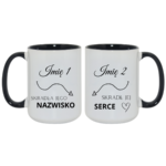 Zestaw kubków z imieniem "Skradł"