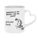 Kubek z dowolnym imieniem "Stolarz"